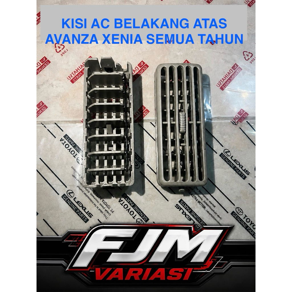 KISI KISI AC ANGIN UDARA ATAS BELAKANG BLAKANG DOUBLE BLOWER SEMUA MOBIL TOYOTA AVANZA E G VELOZ DAI