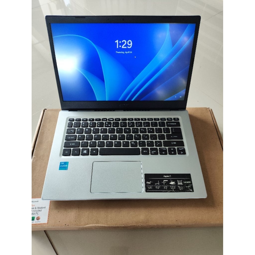 Laptop acer A514- 54 core i3 -1115G4 ram 8GB SSD 512GB