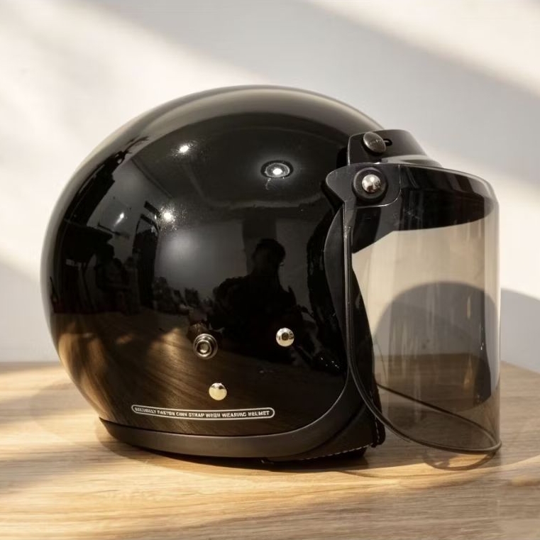 Helm Bogo Dewasa Carglos kaca datar bening/gelap