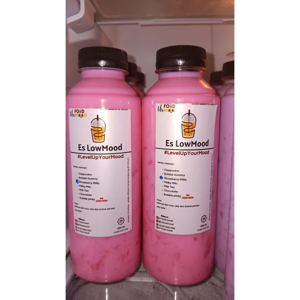 es lowmood || es lumut viral creamy rasa rasa kemasan 250ml