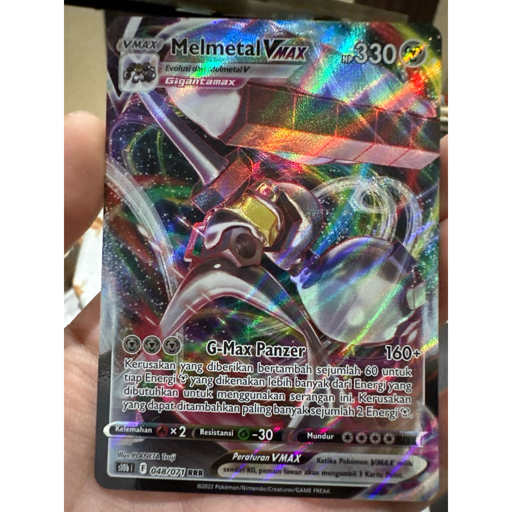 Pokemon Card Melmetal Vmax Pokemon Go (Ori)