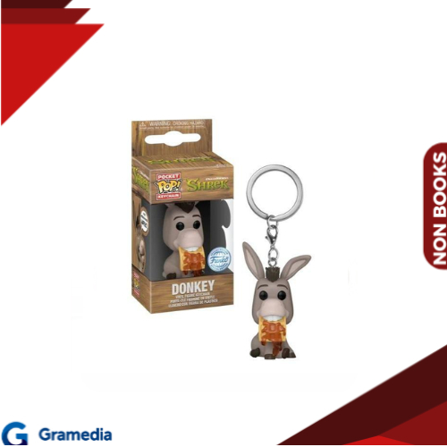 Gramedia Medan - FUNKO POP KEYCHAIN SHREK DREAMWORKS 30TH DONKEY