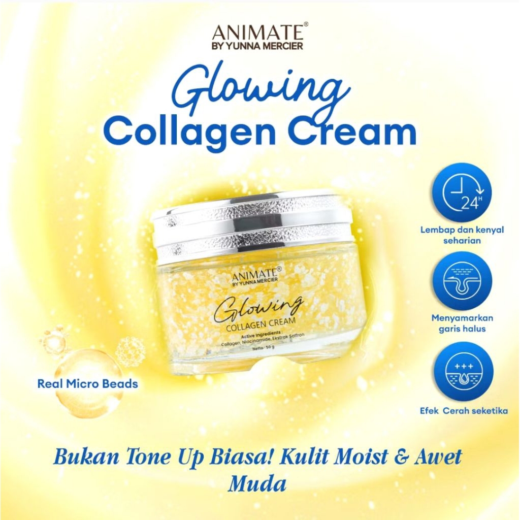 GLOWING COLLAGEN CREAM ANIMATE | SKINCARE ANIMATE | ANIMATE | ANIMATE ORI