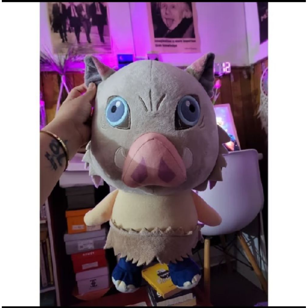 official demon slayer inosuke pig big plush boneka besar