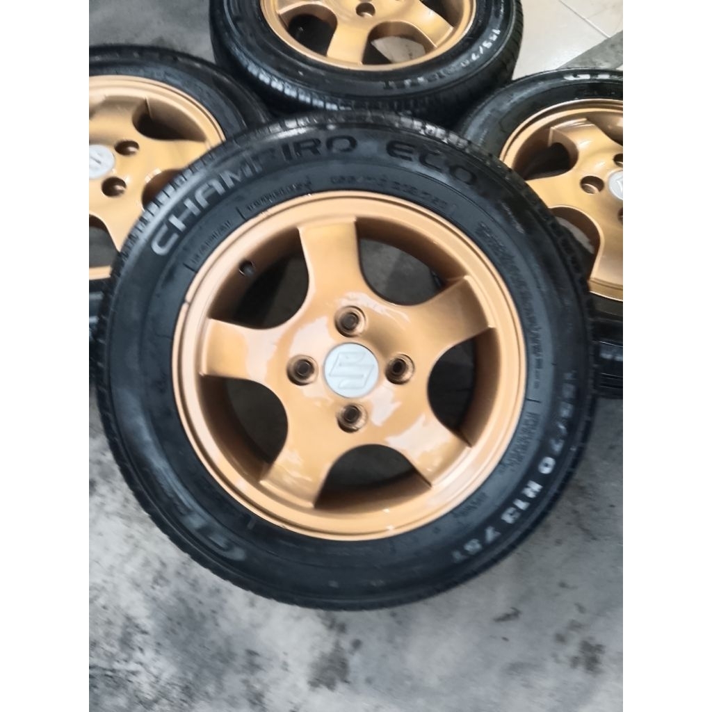 velg KARIMUN RING 13 PCD 100 KOMPLIT BAN