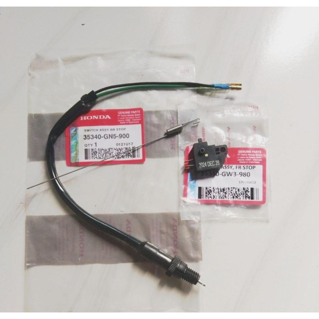 Switch Rem Depan Belakang set Supra x Grand legenda Karisma Revo Kirana Astrea C70 Swit Rem Motor De