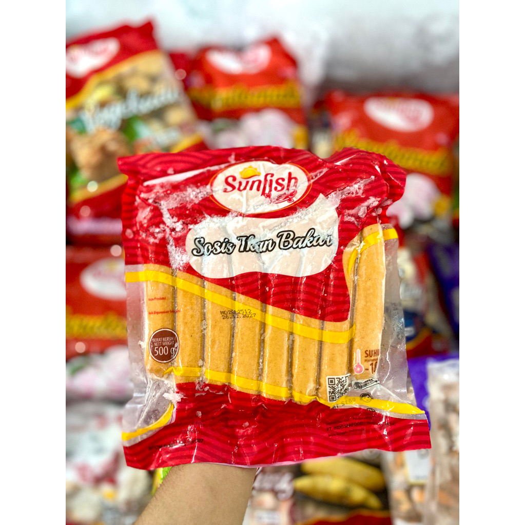 SUNFISH Sosis Ikan Bakar 500gr Frozen