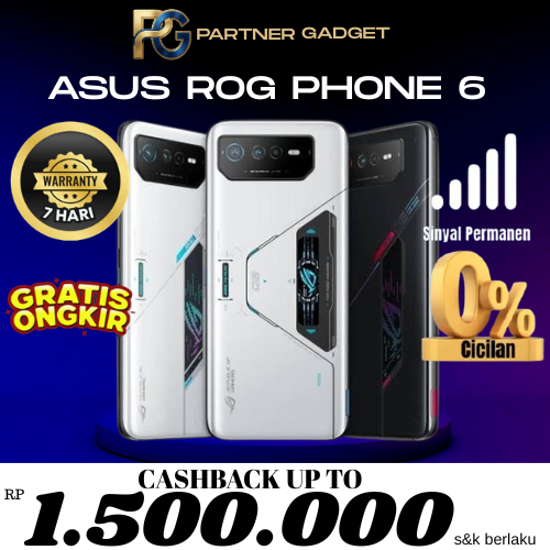 ASUS ROG PHONE 6 8256GB GARANSI RESMI INDONESIA - ROG PHONE 6