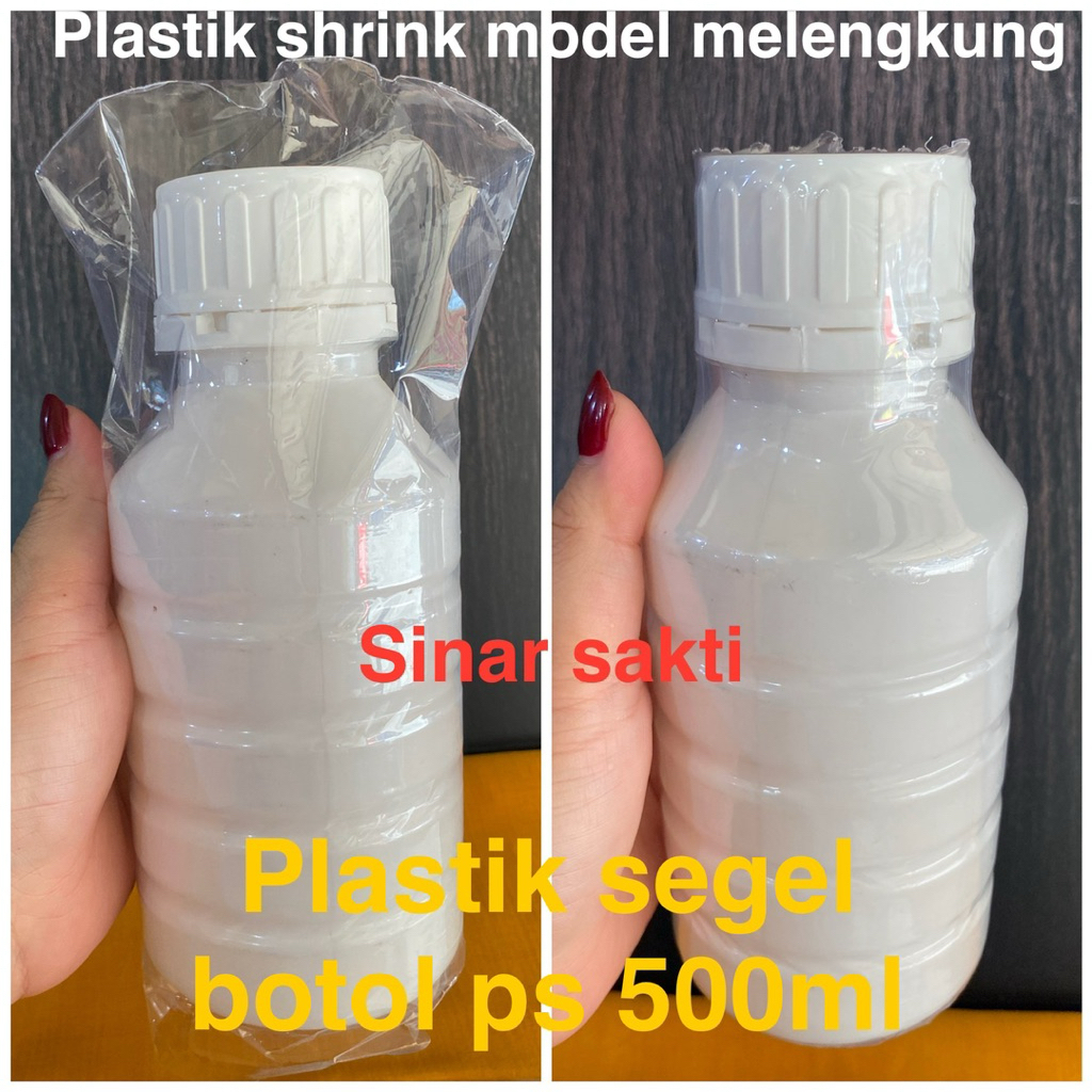 plastik segel botol ps 500ml /plastik segel botol 500ml /plastik segel