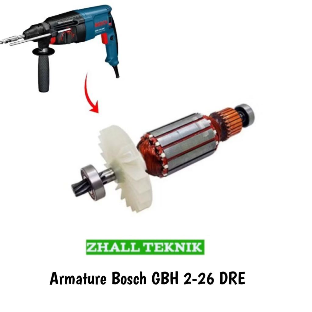 Armature untuk Bosch GBH 2-26 DRE mesin bor drill 3 fungsi