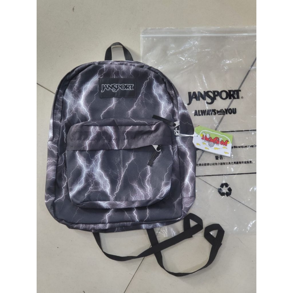 Tas Ransel Js petir Hitam full embos