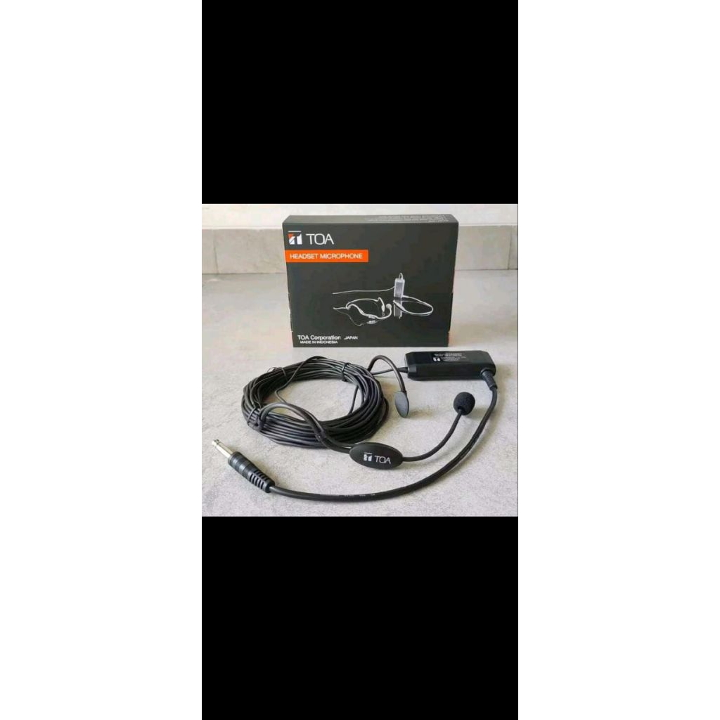 Mic Imam Masjid Kabel Bando/Headset Toa ZM-371HS-AS Original