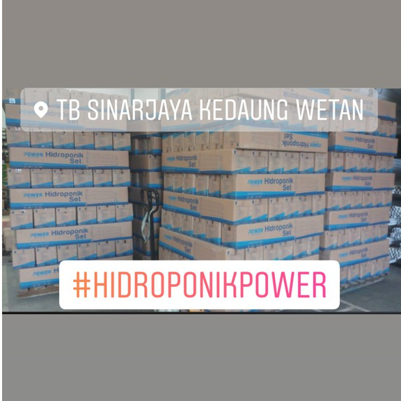 PIPA Hidroponik, Hidroponic, Hydroponic POWER 1 SET ANTI TIMBAL / HIDROPONIK SET POWER