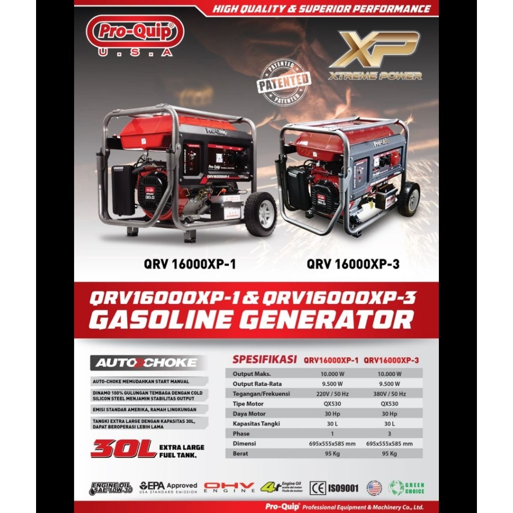 GENSET 10000 WATT PROQUIP