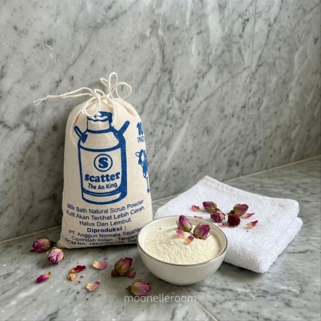 Original Milk Bath Scatter 130gr - Spa Milk Bath - Mandi susu Spa For Relaxation