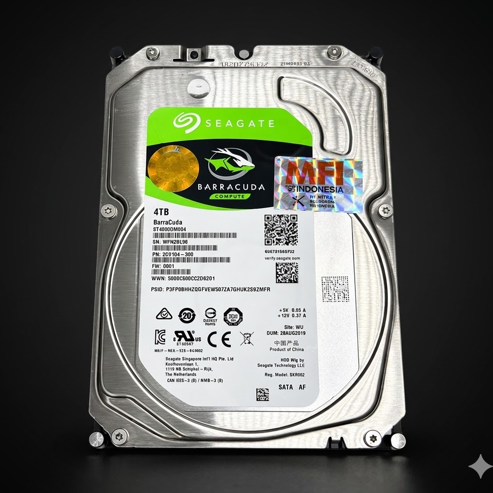 Hardisk 4TB SEAGATE NEW EX GARANSI PC & CCTV 3.5” - Hardisk pc hardisk cctv, hardisk 4tb hdd 4tb hdd