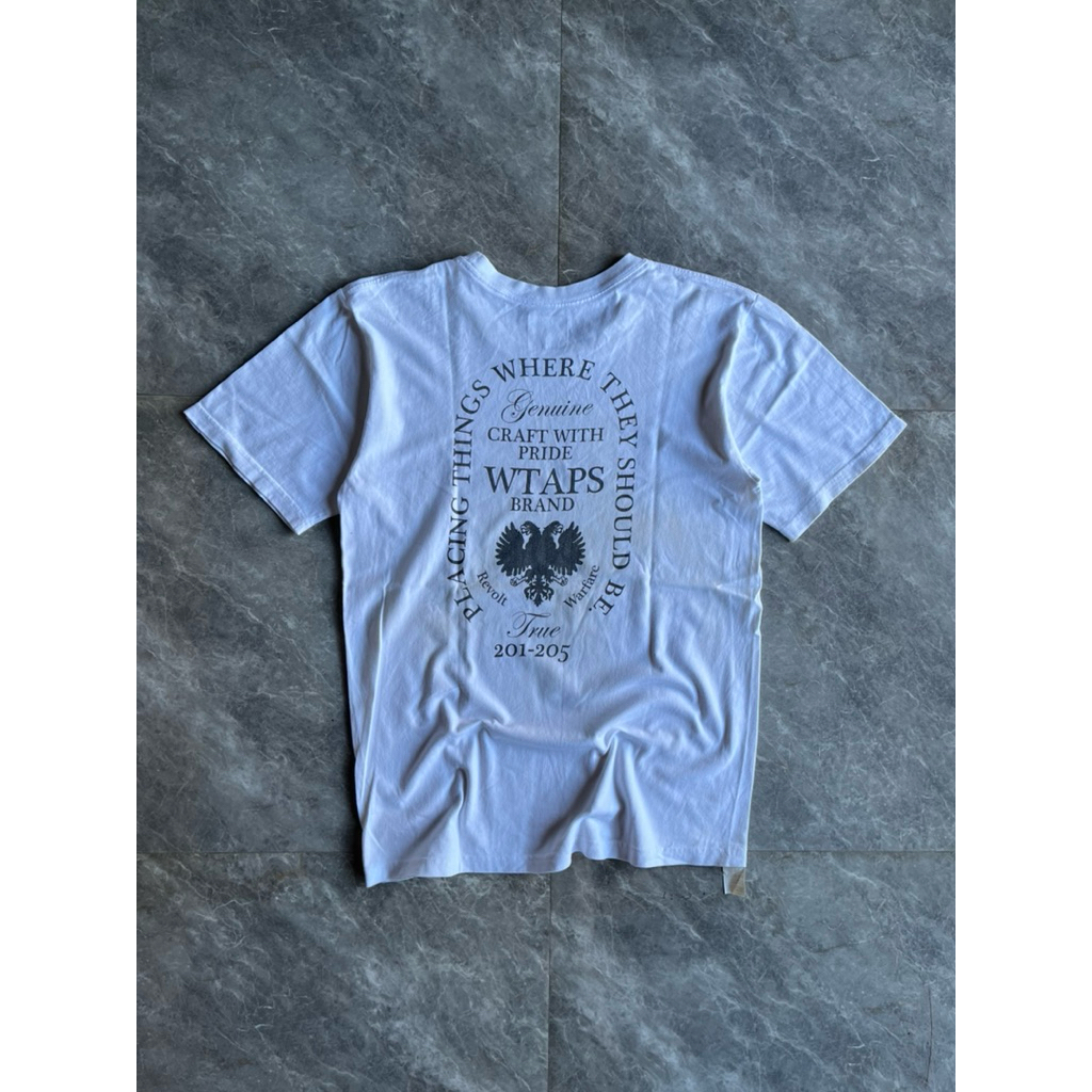 kaos wtaps heraldry tee