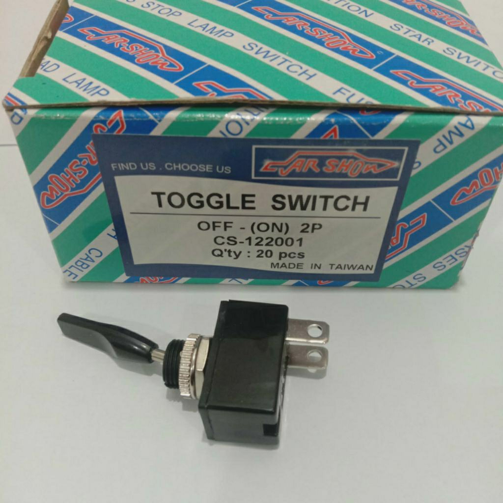 TOGGLE SWITCH KLAKSON UNIVERSAL MOBIL MOTOR PANJANG PENDEK CARSHOW CS122001