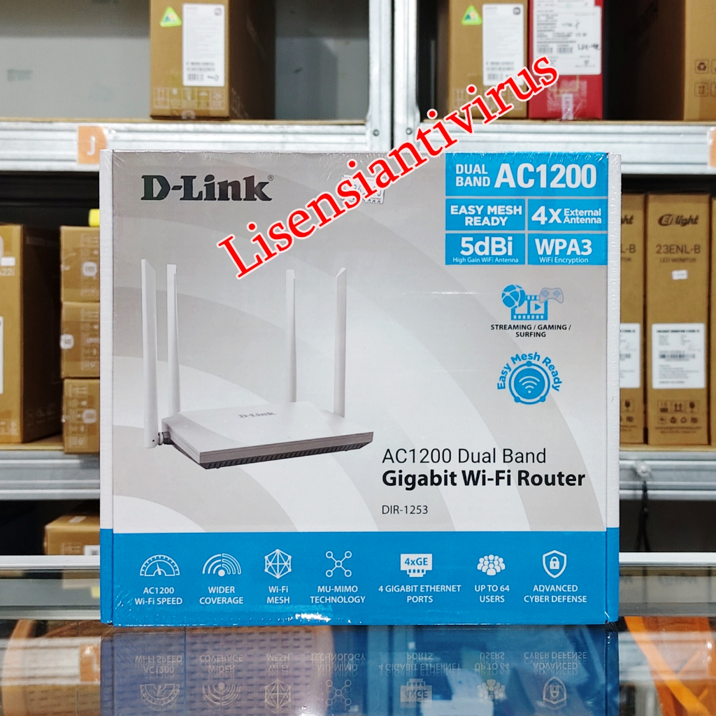 D-Link DIR-1253 AC1200 MU-MIMO Gigabit Dual Band WiFi Router