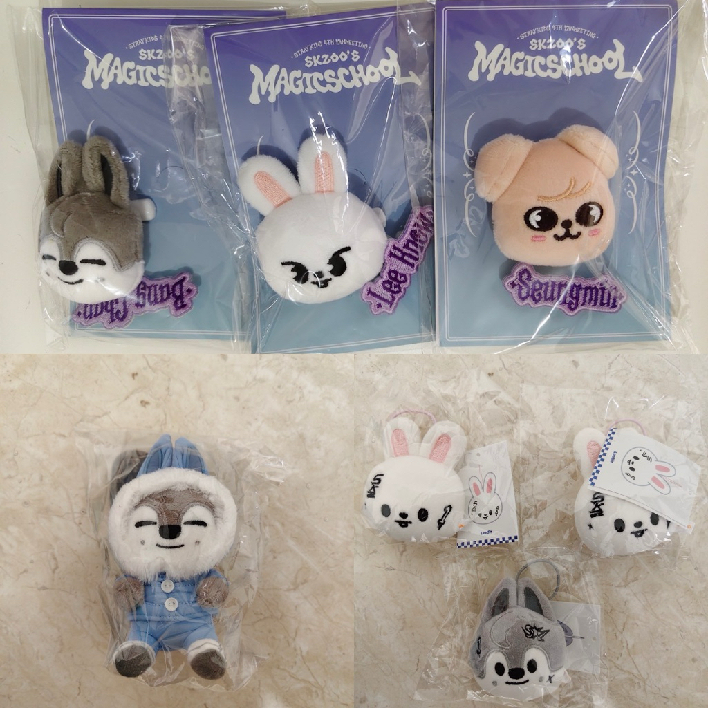 SKZOO Merch Wolfchan Leebit Nametag KARMA Phone Holder DominATE Japan Badge Magic School OFFICIAL ST
