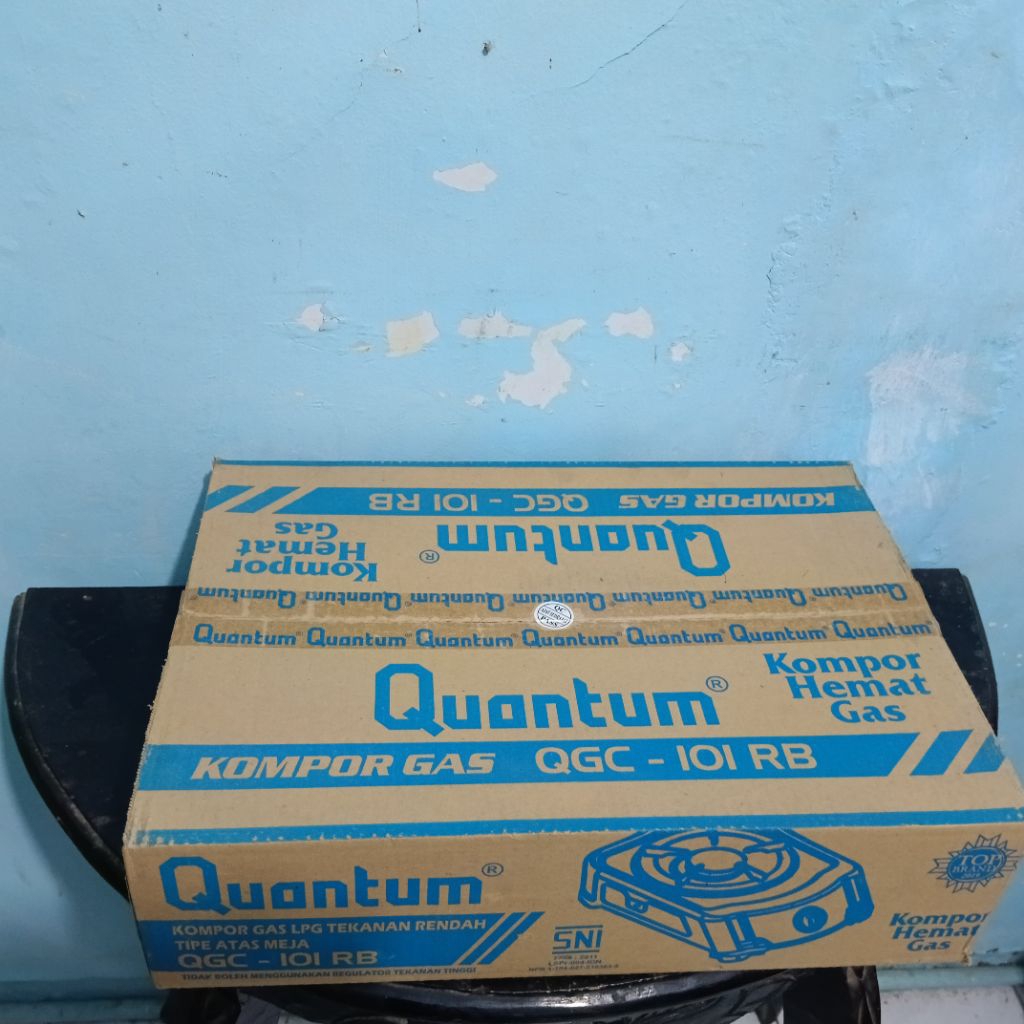 Kompor Gas Satu Tungku Quantum QGC-101 RB (SEGEL)