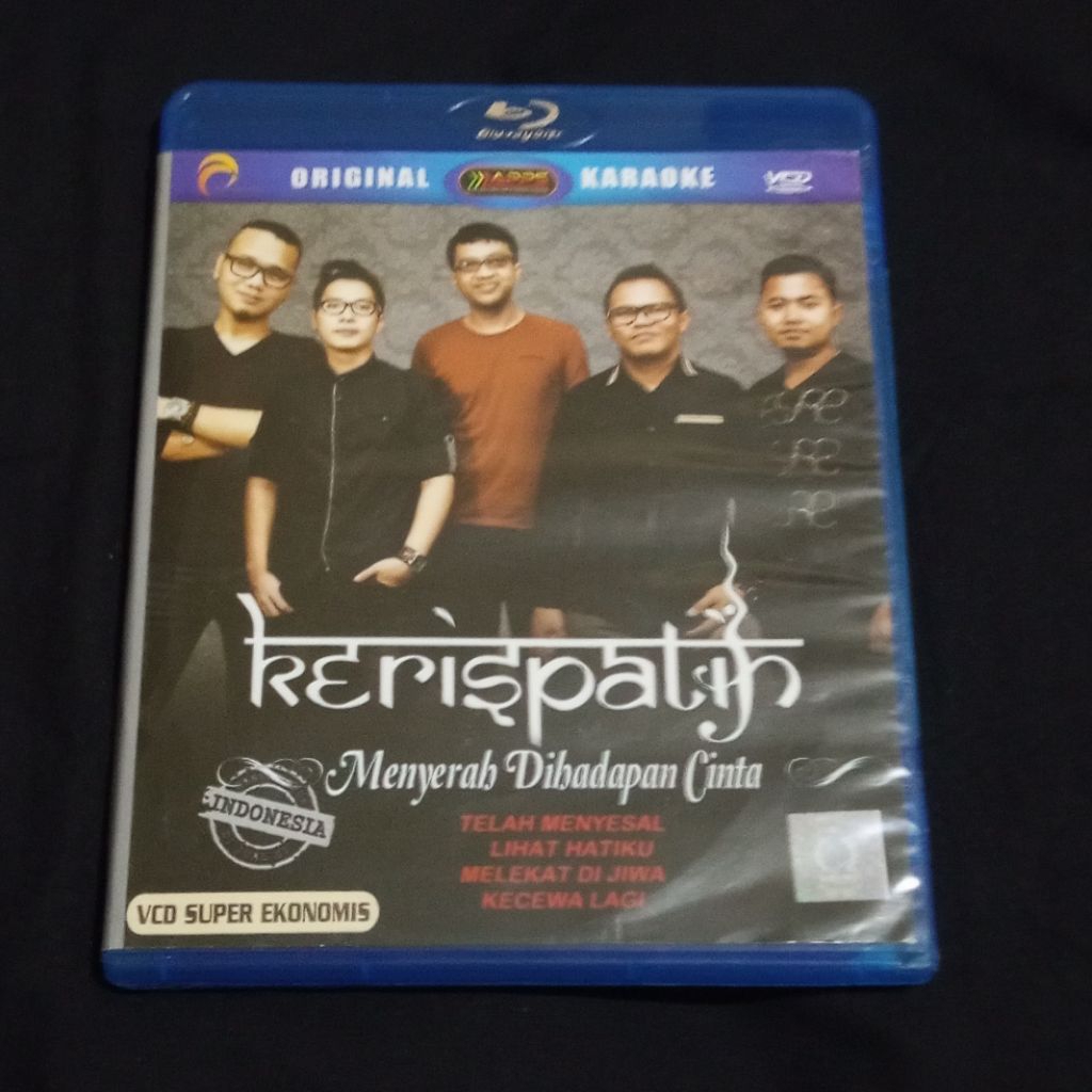 VCD Original Karaoke Kerispatih Menyerah Dihadapan Cinta