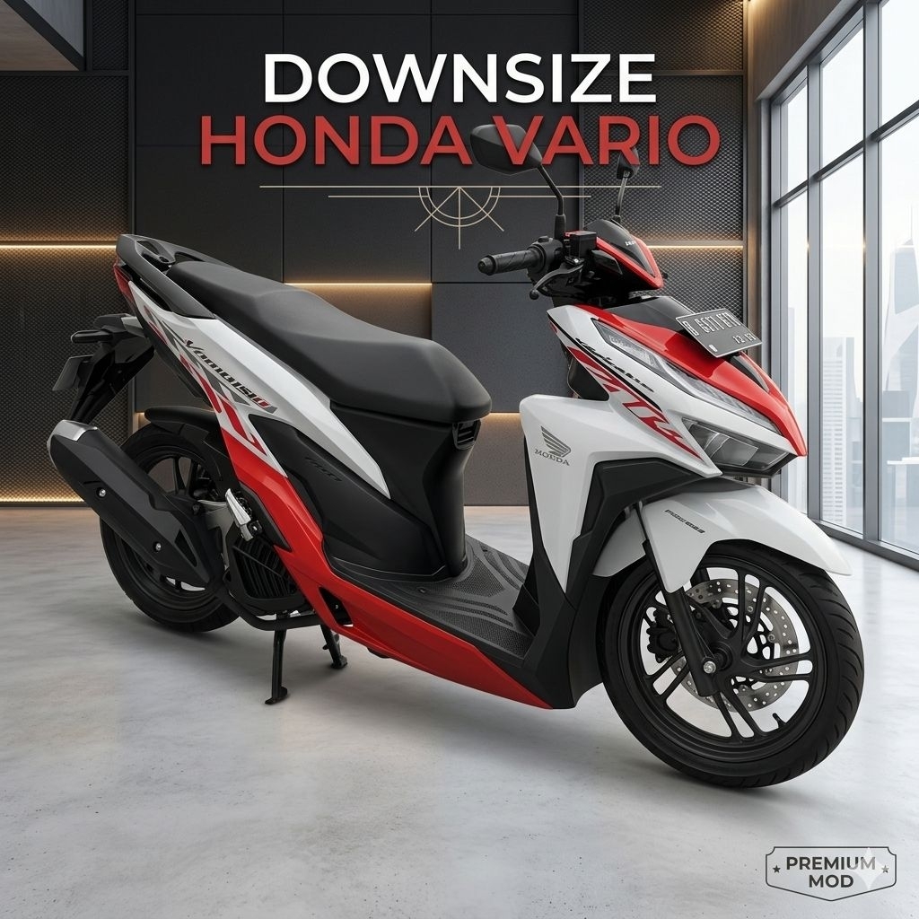 Lowering Kit Vario 125/150 fi (Pemendek/Penceper, Downsize Shockbreaker Depan Honda Vario 125/150 fi
