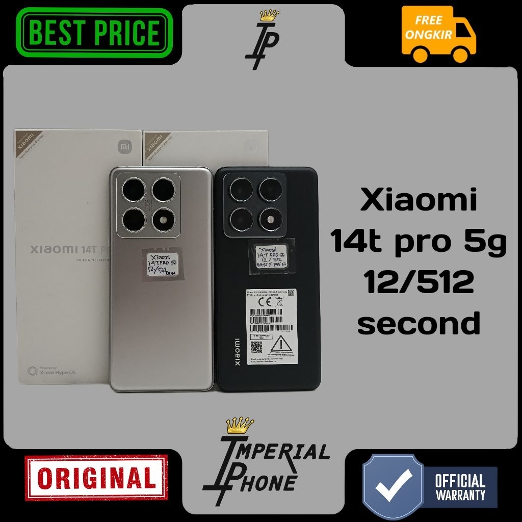 xiaomi 14T pro 5g 12/512 second