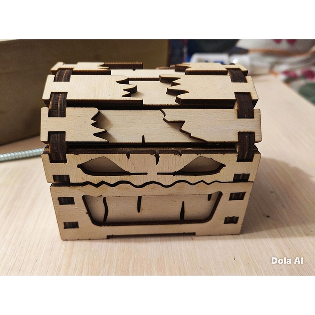 005. box kayu peti mini unik classic aesthatic, kotak kayu, wadah kayu, tempat penyimpanan, giftbox,