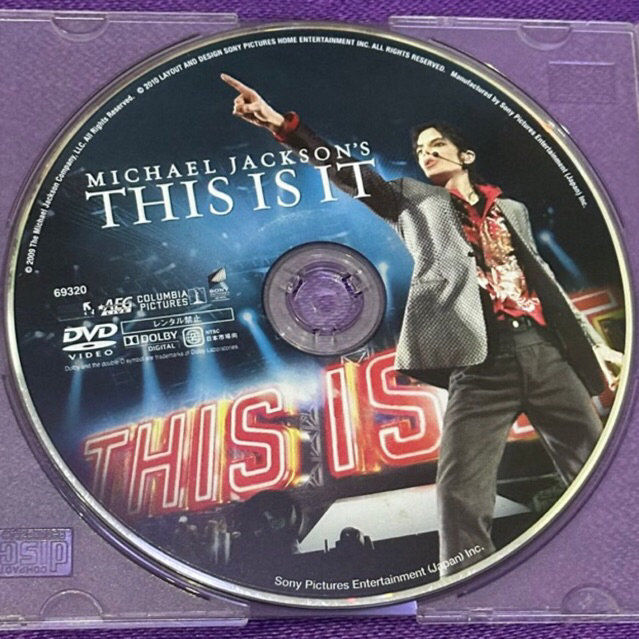 kaset dvd ori michael jackson this is it