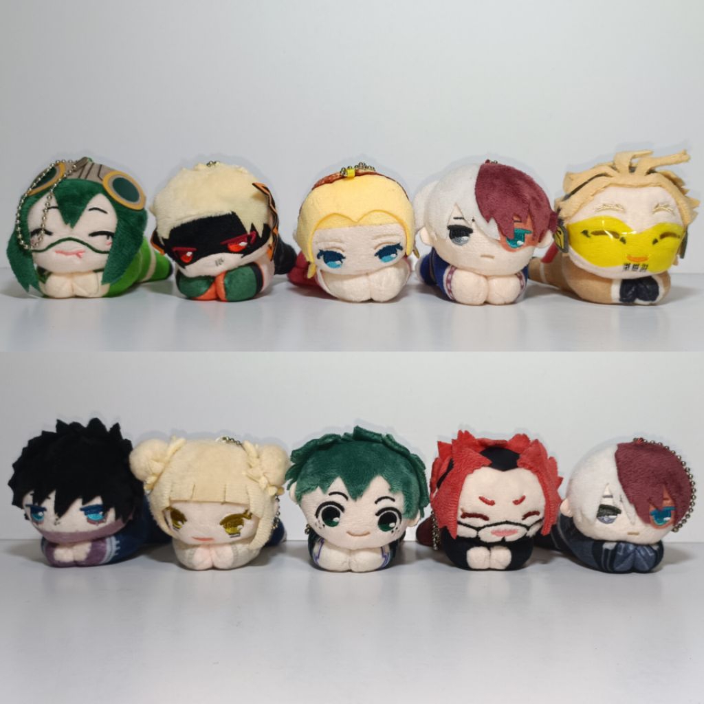 My Hero Academia HugChara Boneka Boku No Hero Academia MHA Ganci Bakugo Shoto Todoroki Deku Dabi Kir