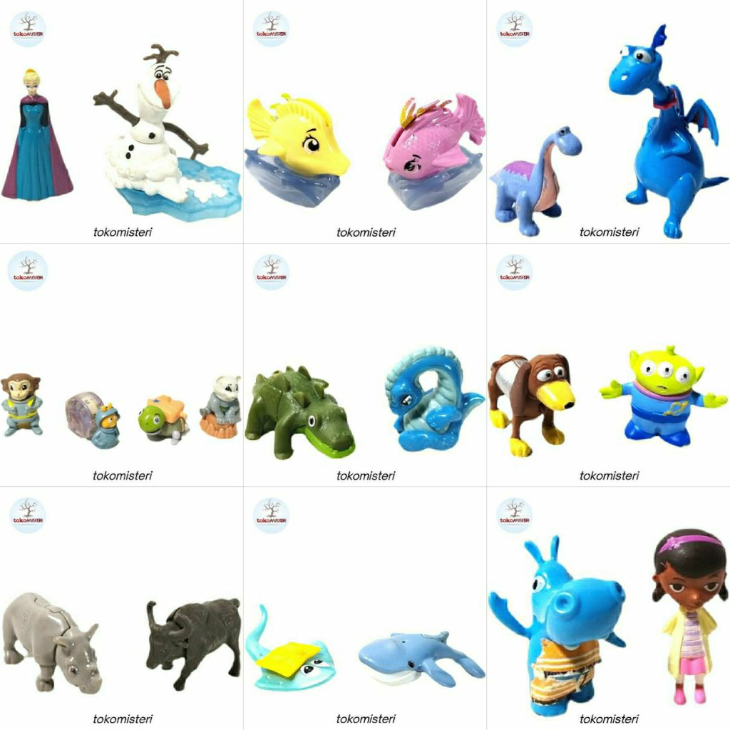 Robot Ayam Turkey Chicken Turki Hedgehog Landak Hippo Kuda Nil Elephant Gajah Giraffe Jerapah Turtle