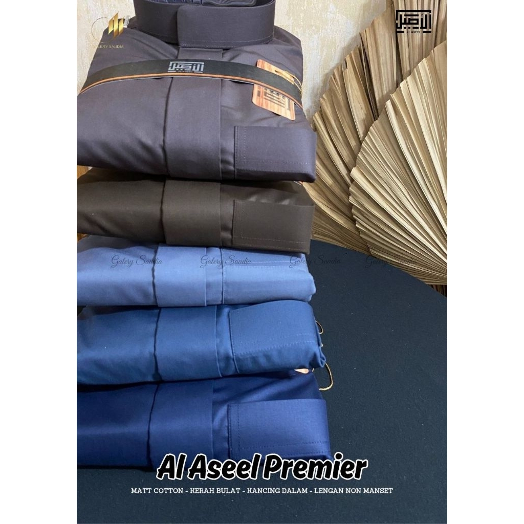 Jubah Arab Al Aseel premier warna/Jubah aseel original saudi /al aseel ori saudi