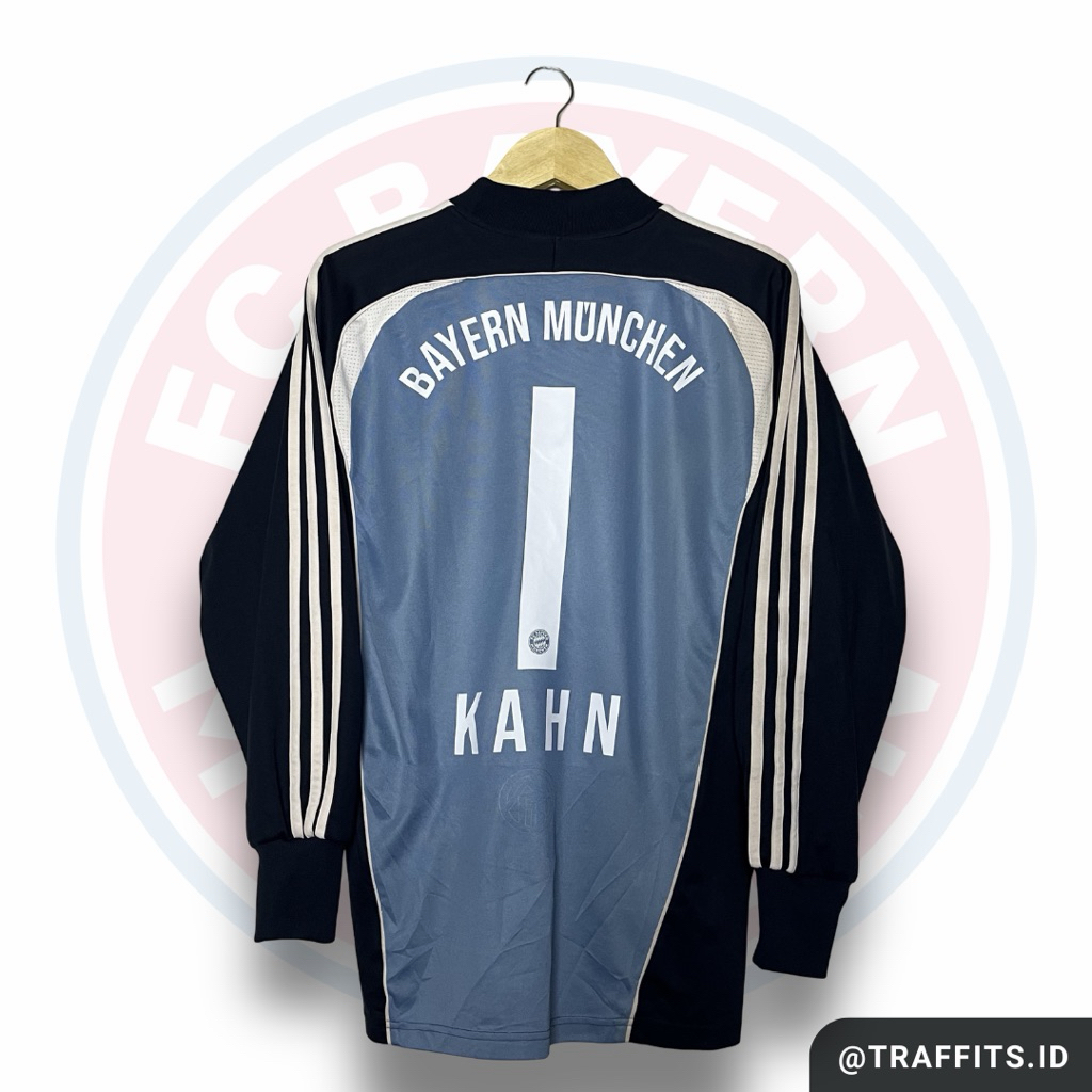 Jersey Bayern Munchen Goalkeeper Kit 07/08 Long Sleeve Oliver Kahn Original Size M / L