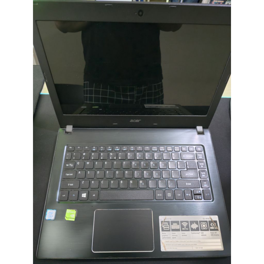 LAPTOP ACER ASPIRE e14 e5-475g i5-7200U