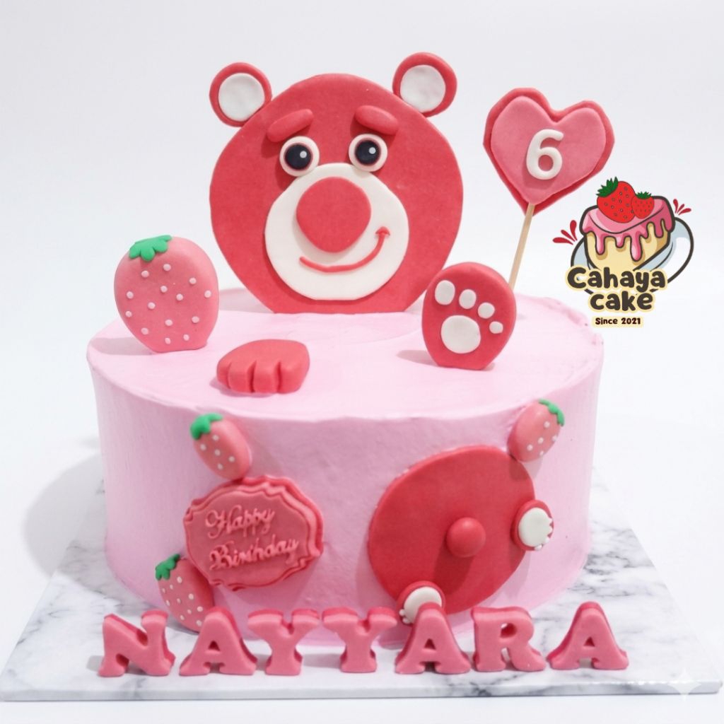 Lotso Cake / Kue Ulang Tahun Lotso / Kue Ultah Lotso / Kue Ultah Beruang
