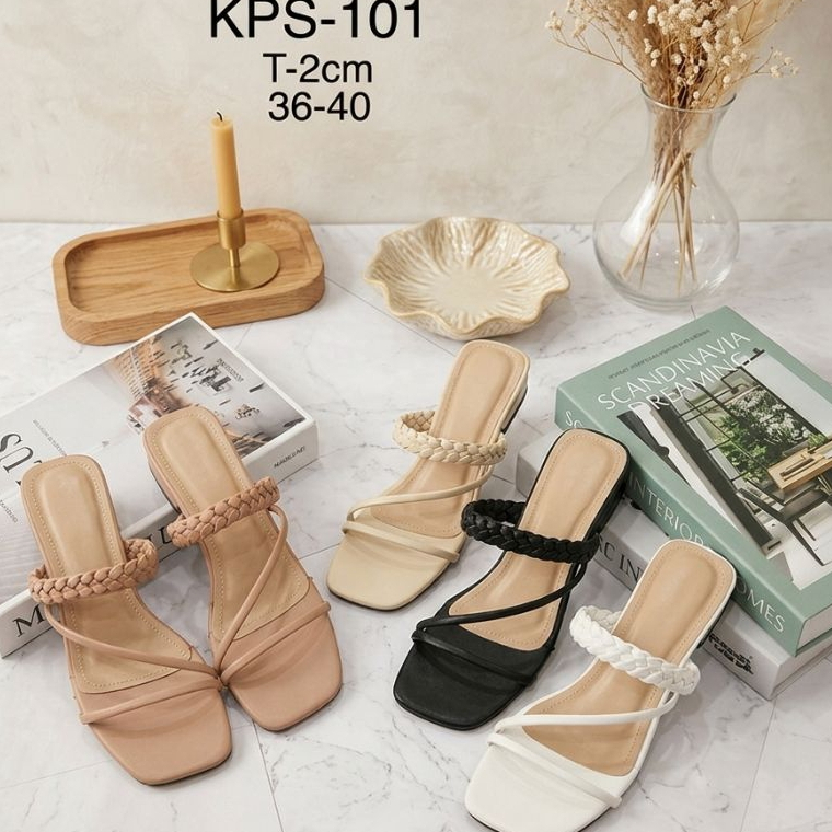 sepatu hels hak tahu 2cm