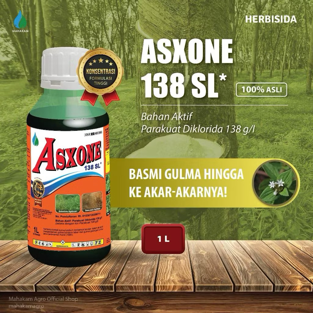 Herbisida Pembakar Asxone 138SL 1Liter - Herbisida Paraquat