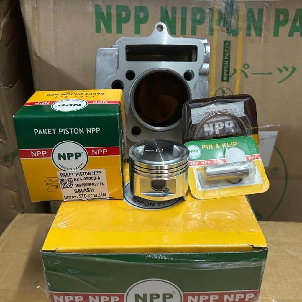 CYLINDER BLOK SET SMASH 110 NPP Produk Asli Piston Kit Motor Smash