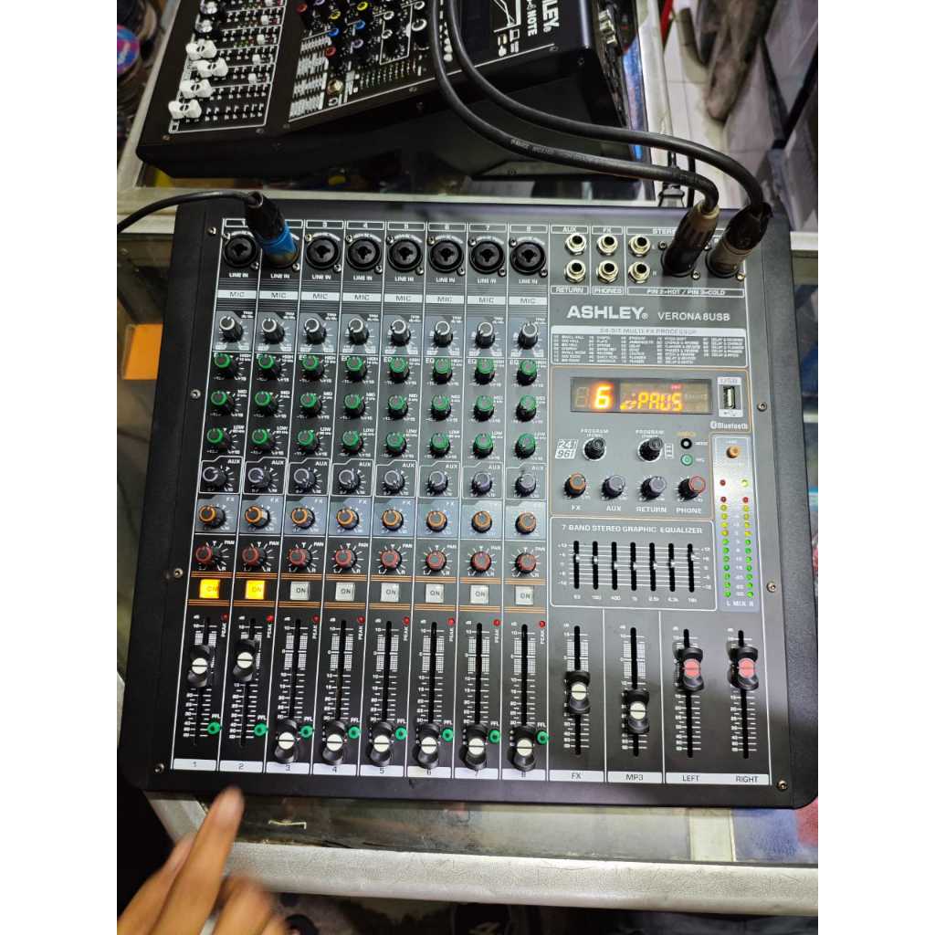 Mixer ashley verona 8 mixer ashley 8 channel original