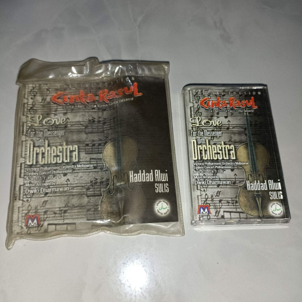 Kaset Pita Haddad Alwi & Sulis - Cinta Rasul Orchestra + Buku Lirik