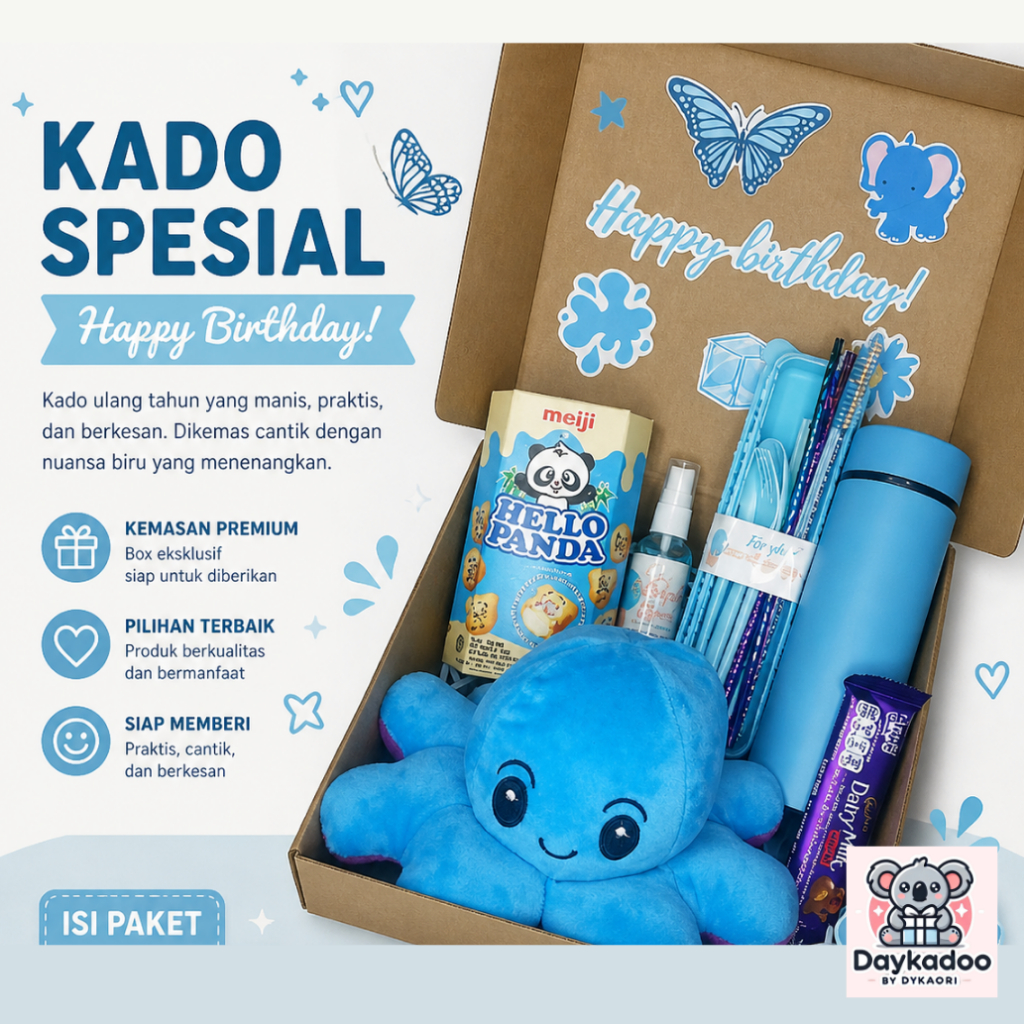 Hampers Box Boneka Gurita Cumi