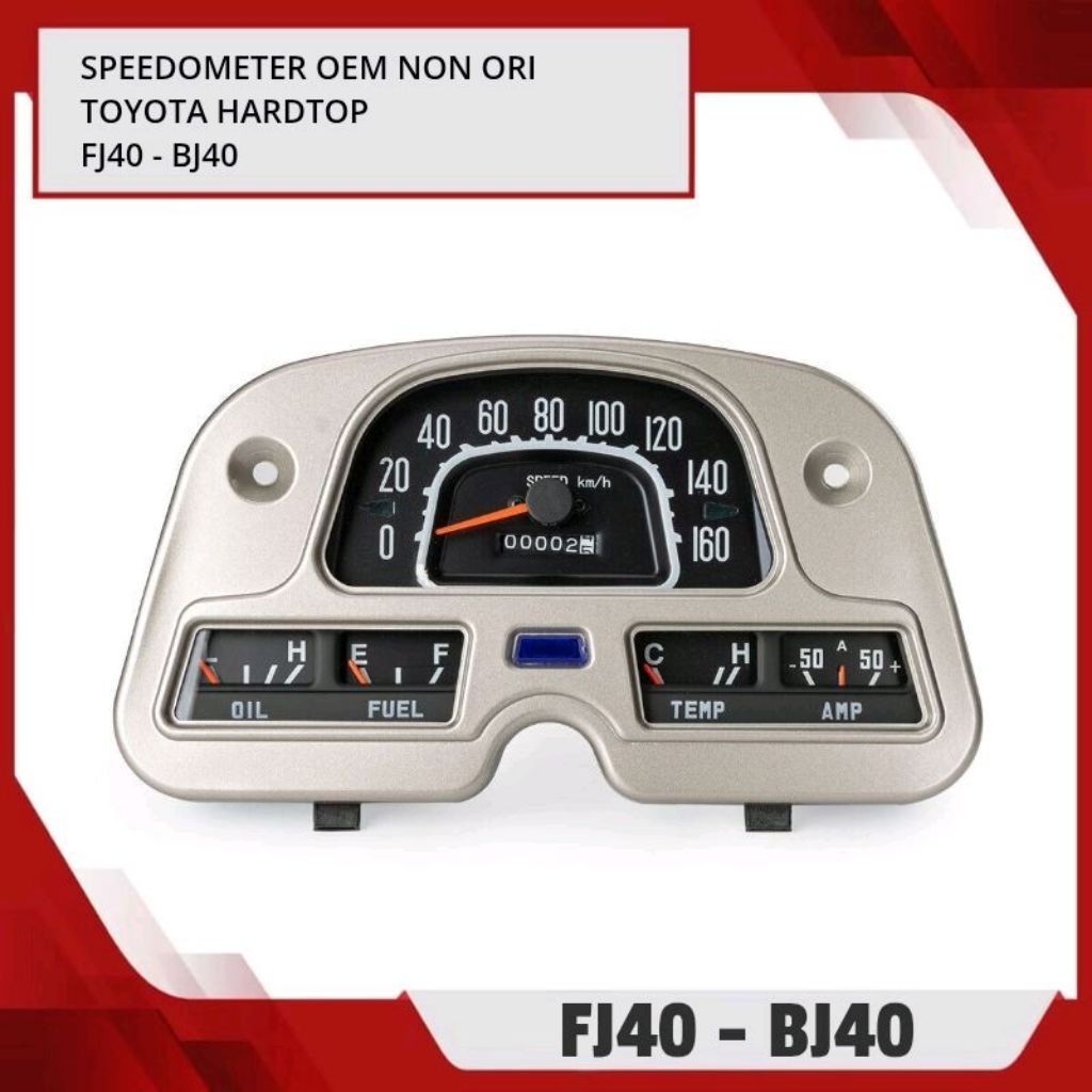 Speedometer Hardtop FJ40 BJ40 | Speedometer Toyota Hardtop FJ40 BJ40 | Speedometer Mobil Hardtop | S