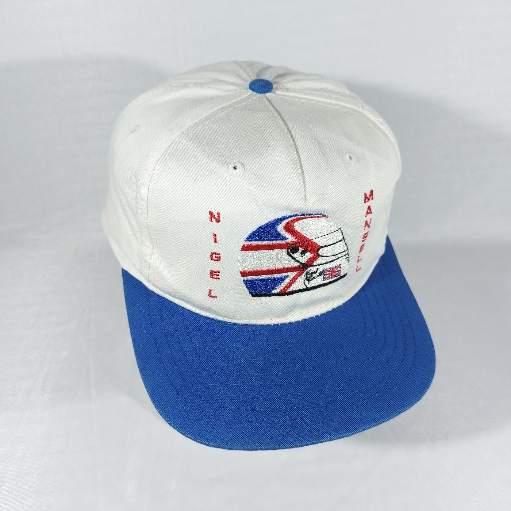 Topi Second Vintage 90s Nigel Mansell Williams Formula 1 F1 Hat Cap Snapback World Champion