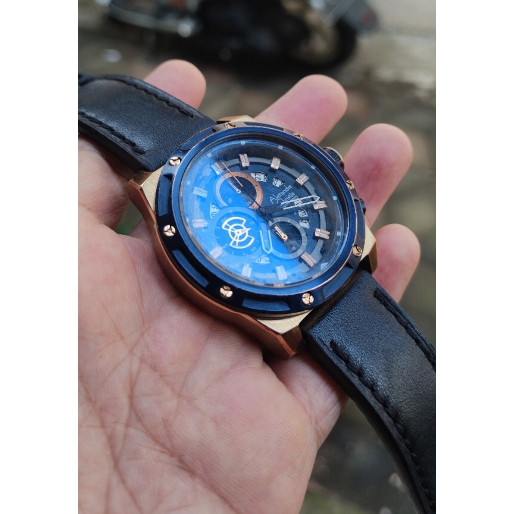 jam tangan original Alexandre Christie pria second bekas preloved