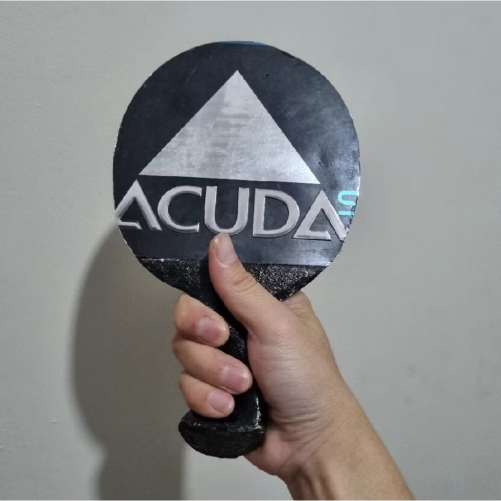 Bet besi untuk latihan shadowing tenis mejabahan besiberat +/- 800gr
cocok untuk tangan kanan,grip a