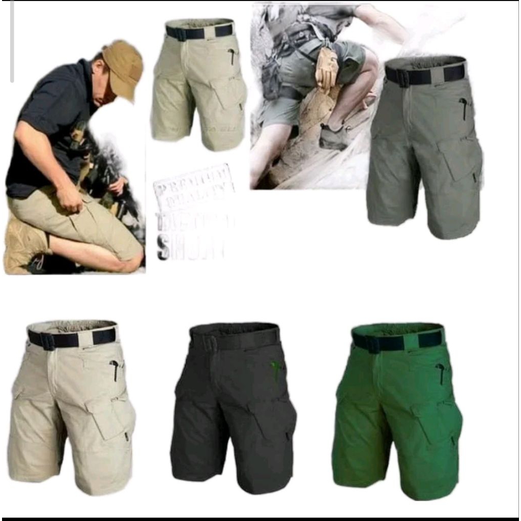 TACTICAL PENDEK/CARGO PENDEK PREMIUM/CELANA PDL PENDEK BAHAN AMERICAN DRILL PREMIUM