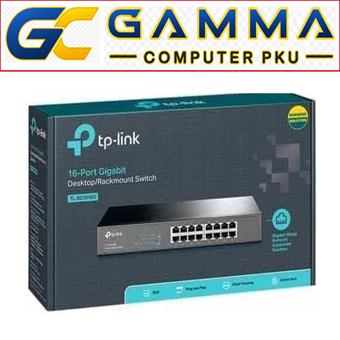 TP LINK SWITCH HUB 16 PORT TL-SG1016D / SWITCH GIGABIT TP LINK TL-SG1016D 16 PORT