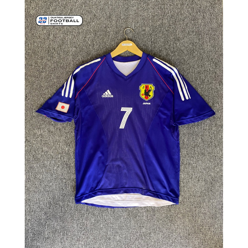 JERSEY ORIGNAL JAPAN HOME WORLD CUP 2002 NAKATA 7 - JERSEY SEPAKBOLA JEPANG 2002 NAKATA 7