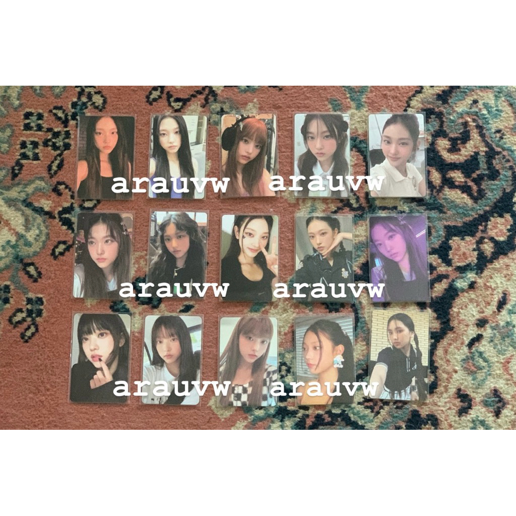 pc photocard haerin newjeans